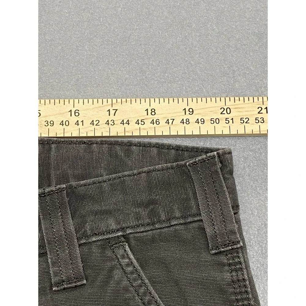 Carhartt Mens 40x30 Relaxed Fit Canvas Work Pants Shadow Grey 102291-306
